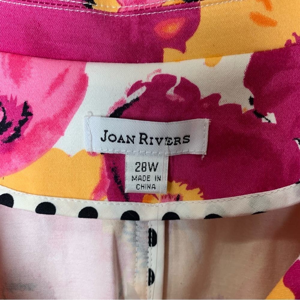 Joan Rivers‎ Pink & Yellow Floral Blazer - Picture 6 of 14